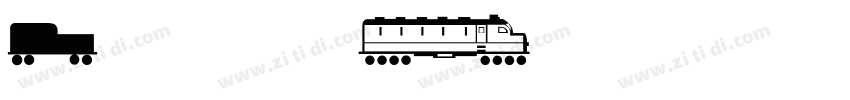 train guard字体转换